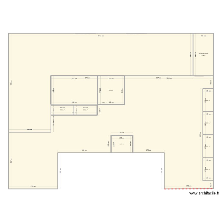 hall . Plan de 10 pièces et 386 m2