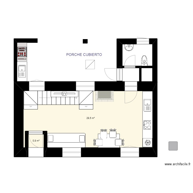 PLANTA BAJA APTO. A   (IZQUIERDA)   10   porche. Plan de 0 pièce et 0 m2