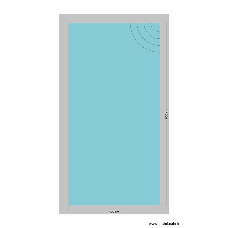 piscine. Plan de 0 pièce et 0 m2