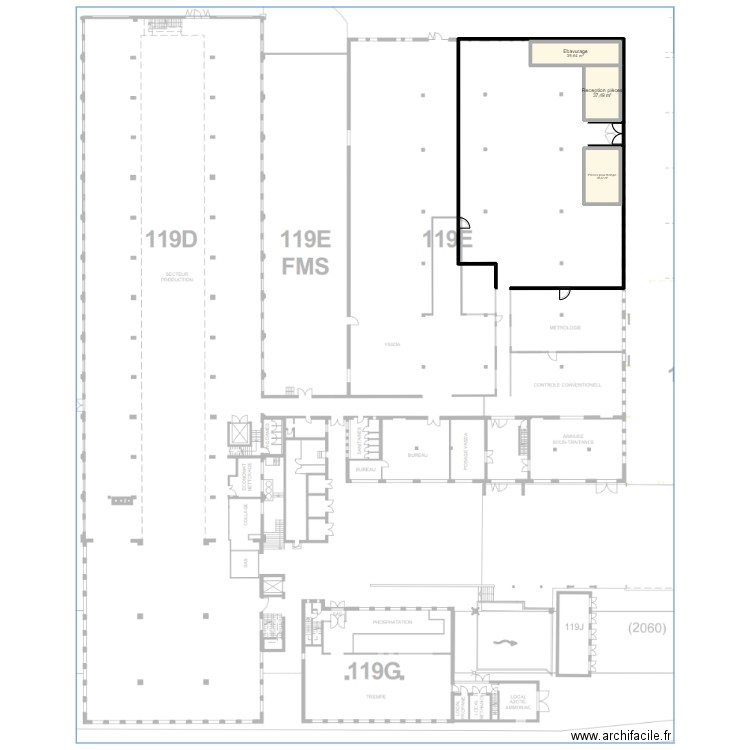 Tornos V2. Plan de 3 pièces et 116 m2