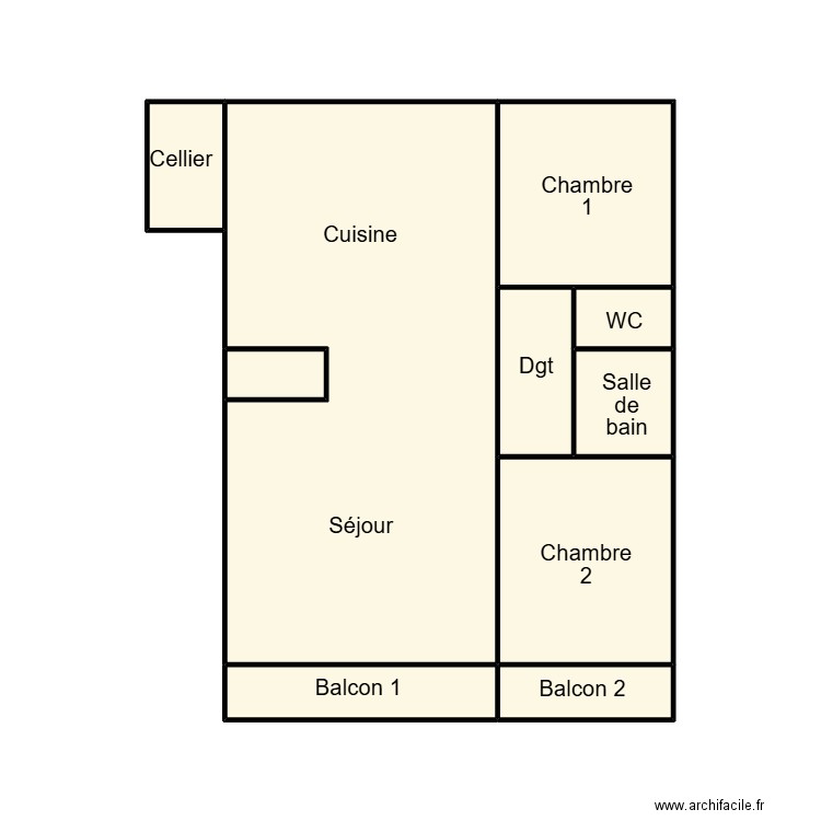 QUIMPER NOIRET. Plan de 10 pièces et 27 m2