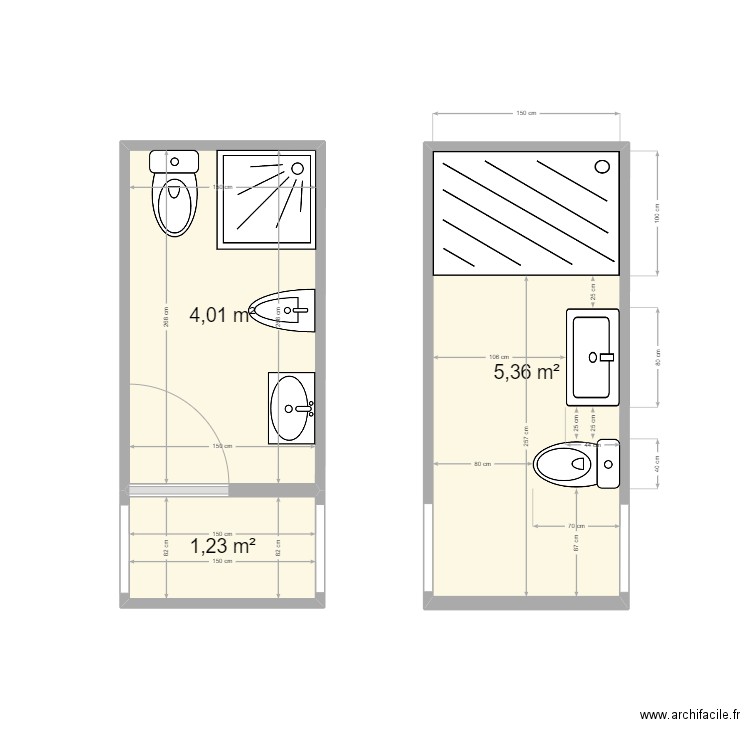 CASALTA. Plan de 3 pièces et 11 m2