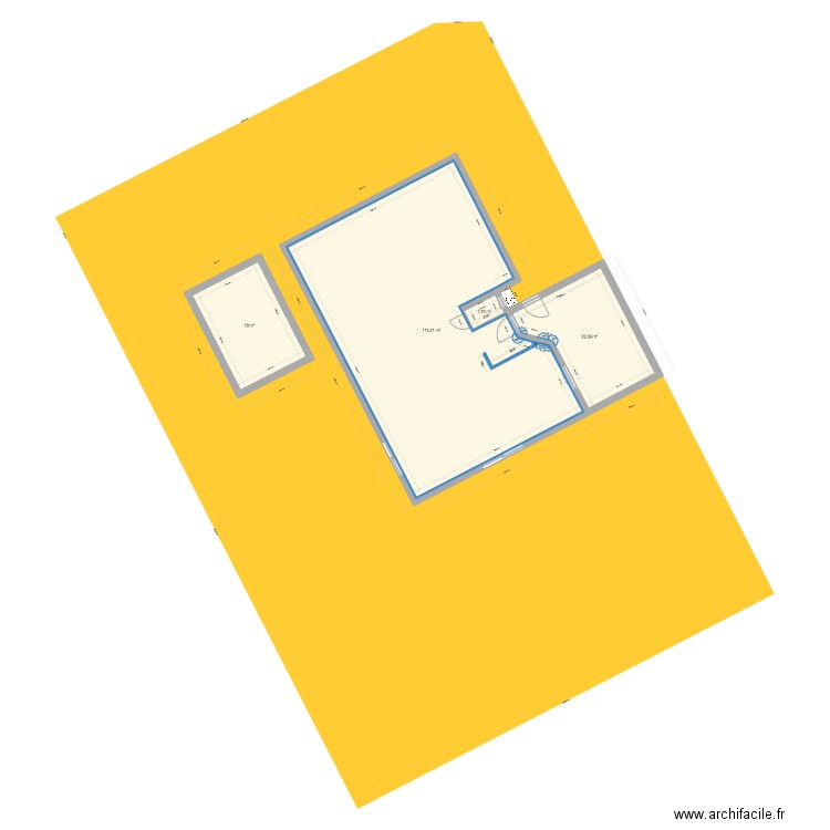 Matthieu. Plan de 4 pièces et 155 m2