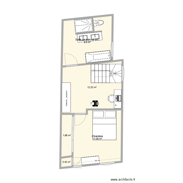 Maison désirée 3. Plan de 11 pièces et 143 m2