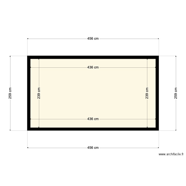 damien. Plan de 1 pièce et 10 m2