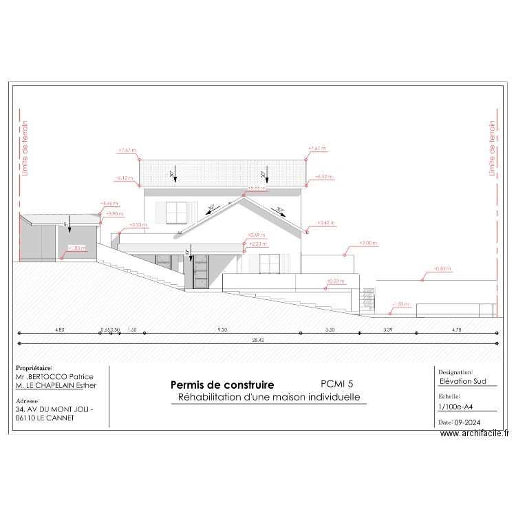 PCMI 5 - SUD. Plan de 0 pièce et 0 m2