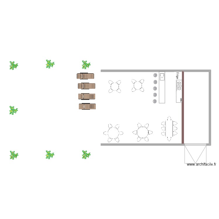 paillotte maroc. Plan de 0 pièce et 0 m2