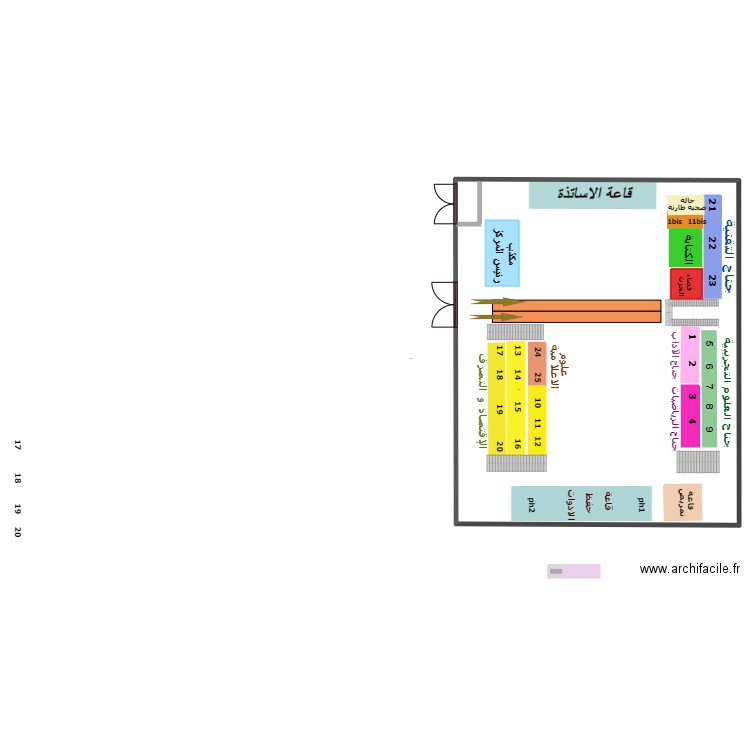 plan  2024 AMEL. Plan de 1 pièce et 765 m2