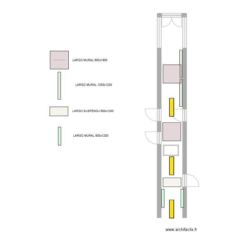 DEGAGEMENT - COULOIR - FOYER DE VIE LES MARTINEAUX. Plan de 0 pièce et 0 m2