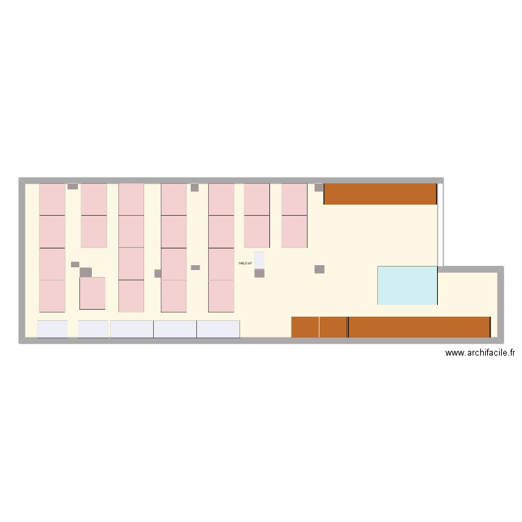 FFA_maj_Lilou. Plan de 1 pièce et 147 m2