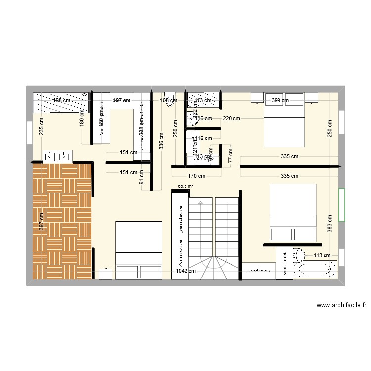 Cabestany avec Alex. Plan de 1 pièce et 66 m2