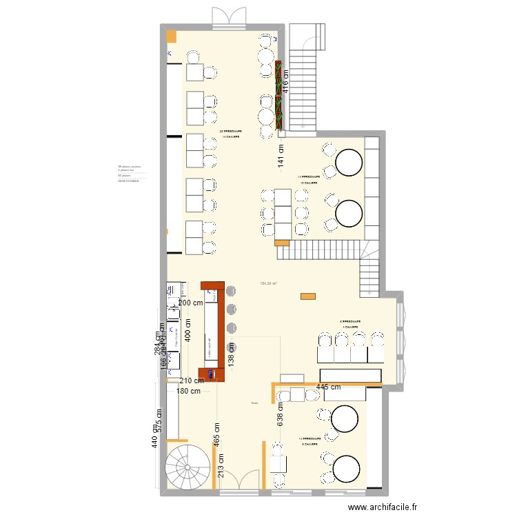 Kinshasa 5. Plan de 1 pièce et 154 m2