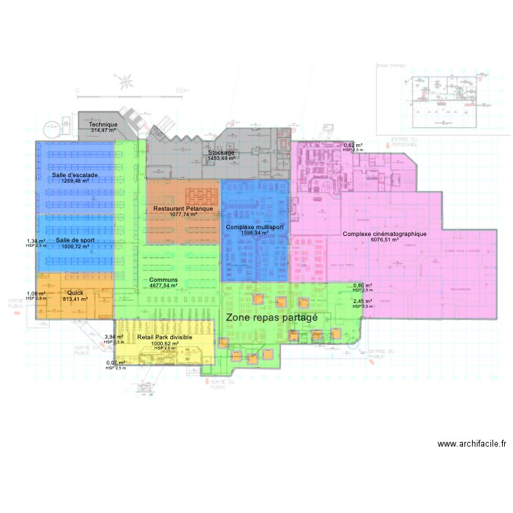 Plan Ikea. Plan de 27 pièces et 11161 m2