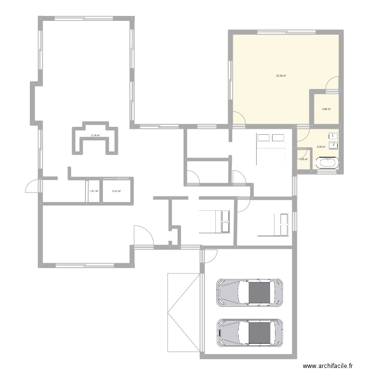 1702 Shagbark1. Plan de 7 pièces et 47 m2