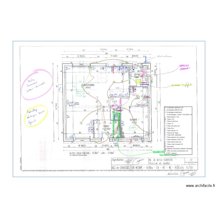 GARCIA RDC. Plan de 0 pièce et 0 m2