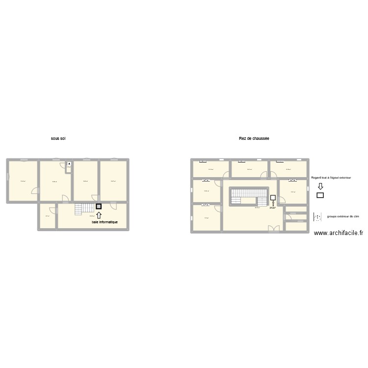 vaison. Plan de 14 pièces et 232 m2