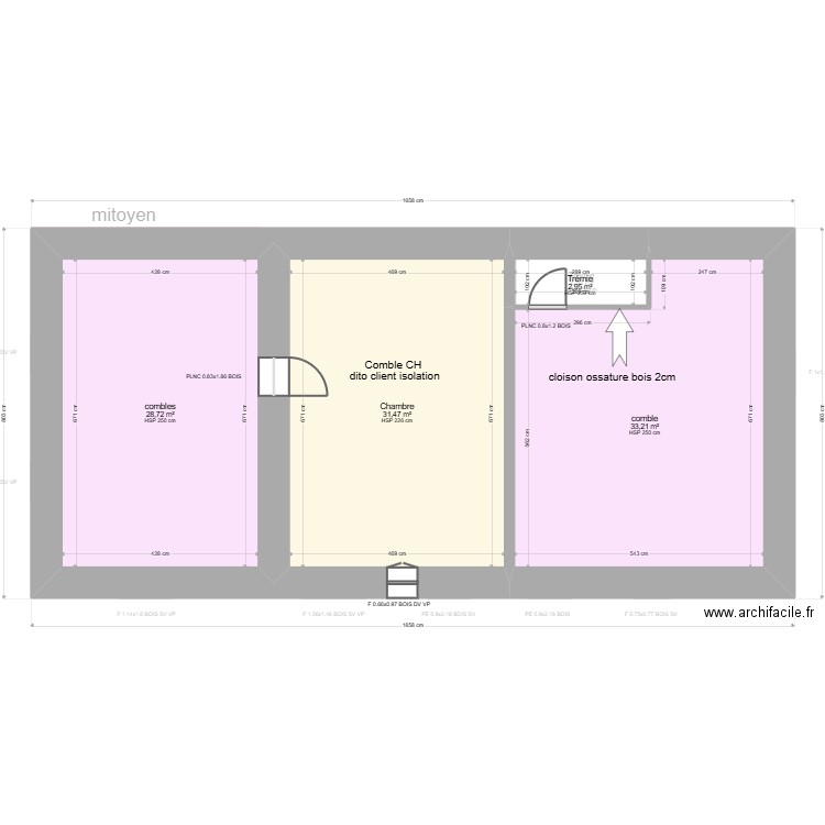  ML25001807  CADAYS. Plan de 12 pièces et 192 m2