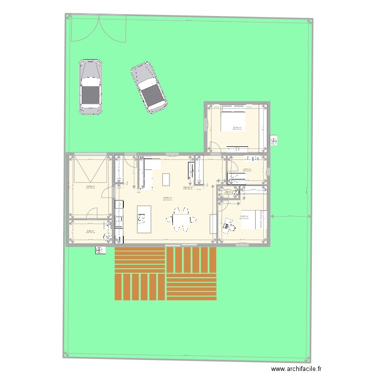 PUGYRON 2. Plan de 8 pièces et 566 m2