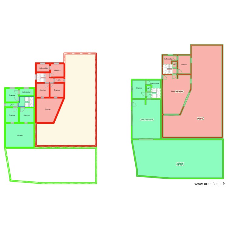 lauwet 2. Plan de 26 pièces et 766 m2