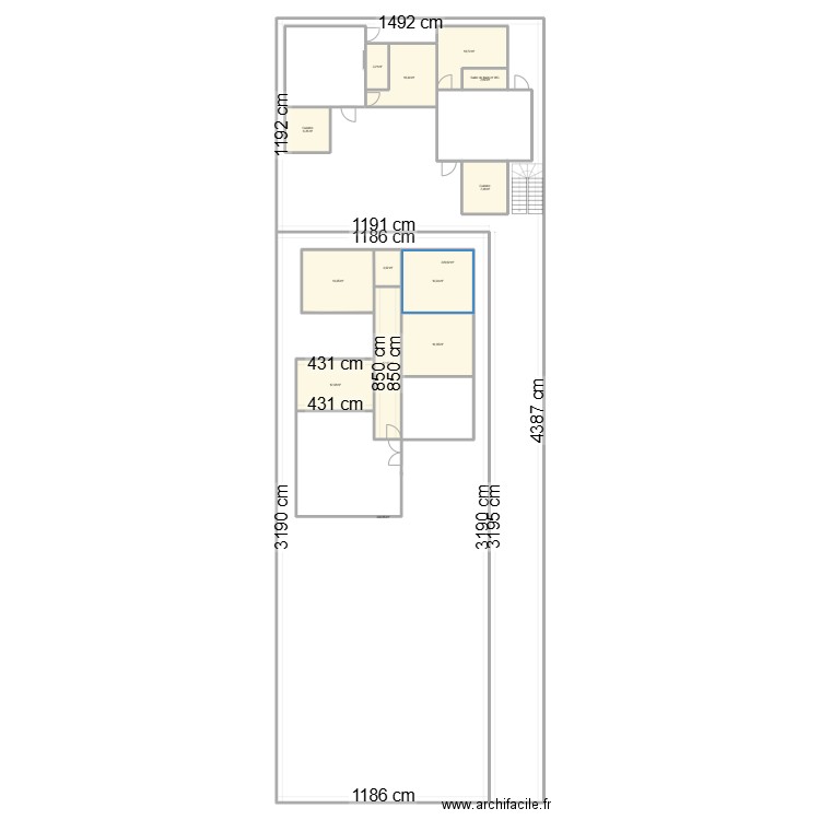 agbodjan eko precilio. Plan de 14 pièces et 763 m2