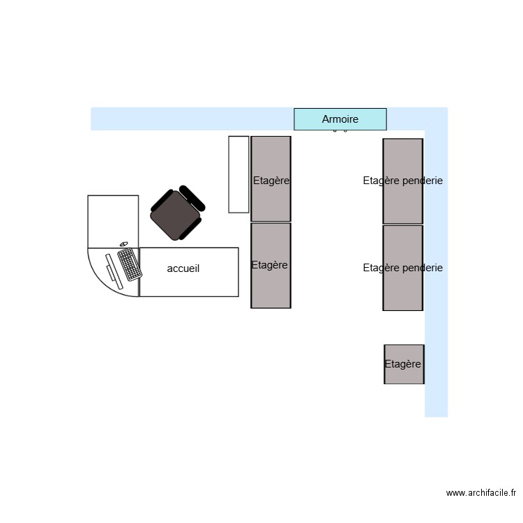 plan magasin . Plan de 0 pièce et 0 m2