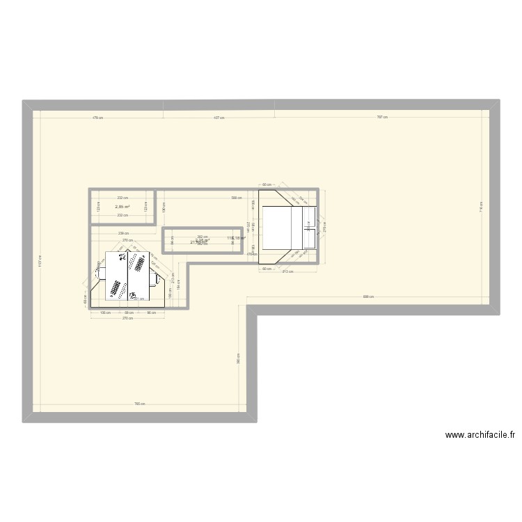 Maison chigny Actuel Travail v5. Plan de 17 pièces et 468 m2