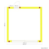 KIT Module 3 murs + 1 façade porte vitrée