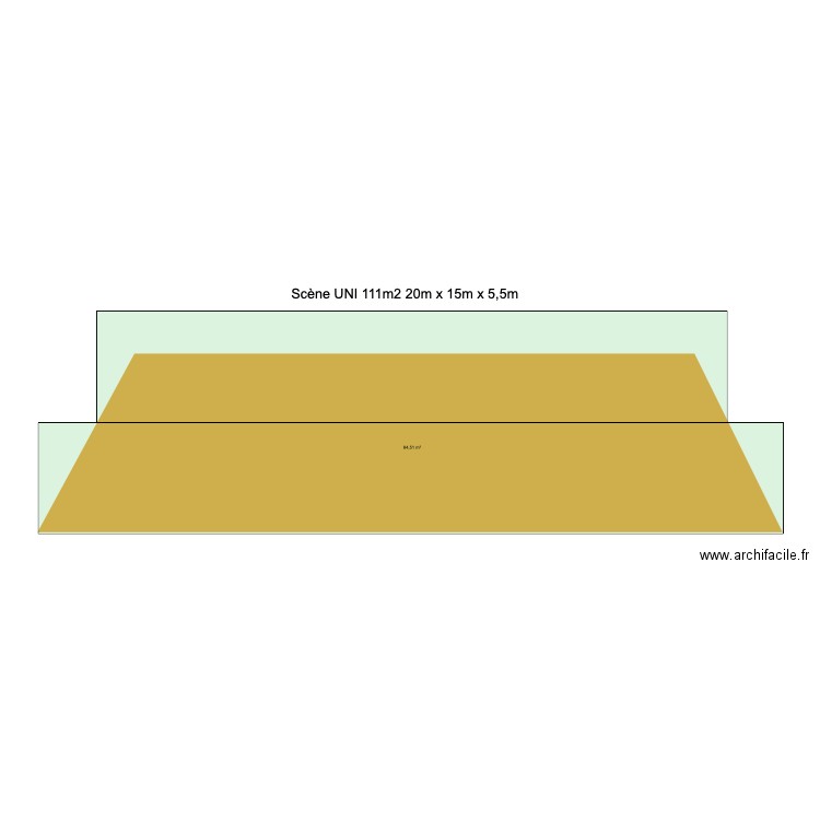 scène UNI. Plan de 0 pièce et 0 m2