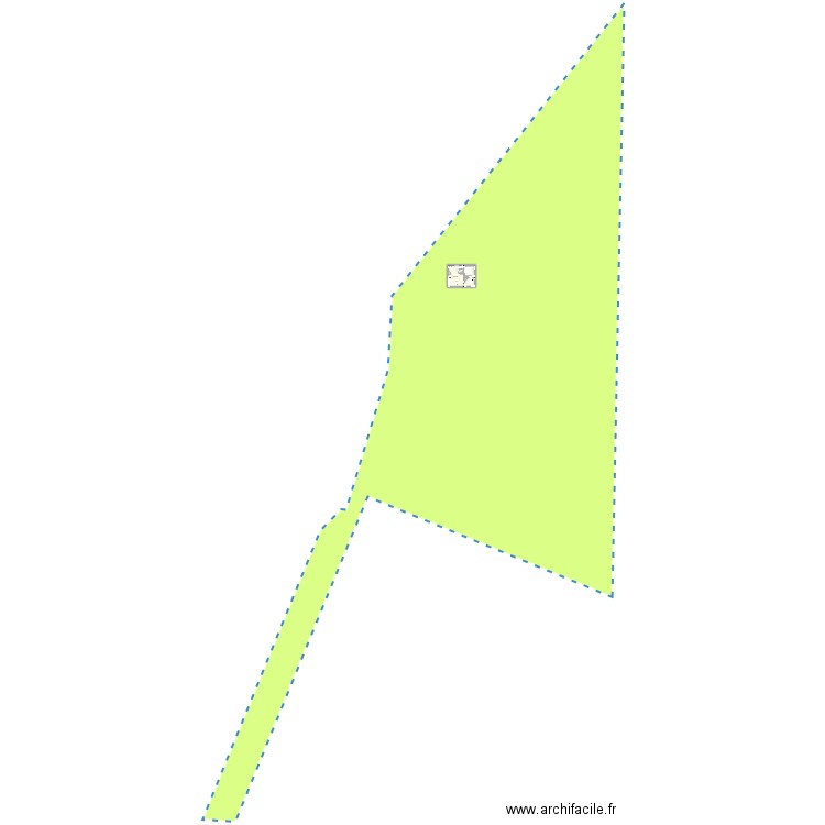 Plain pied Rdc CM 1. Plan de 3 pièces et 51 m2