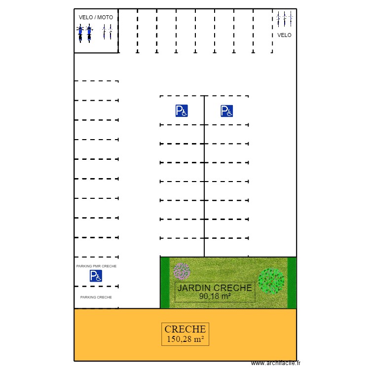 ParkMar. Plan de 4 pièces et 1008 m2