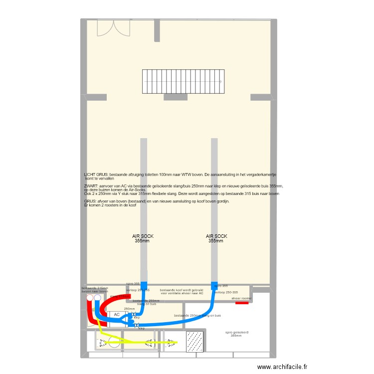 94B ventilatie-nieuw2. Plan de 7 pièces et 150 m2