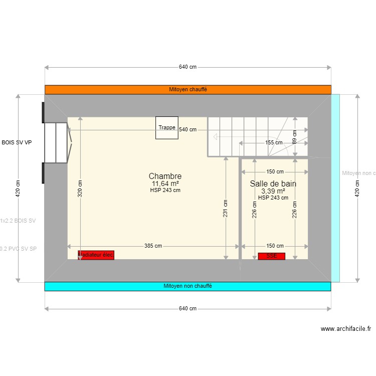 ML24013533 DREVET Flavie. Plan de 7 pièces et 72 m2