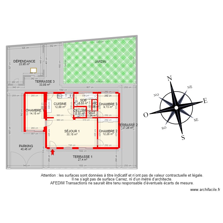 BI20326 -. Plan de 37 pièces et 460 m2