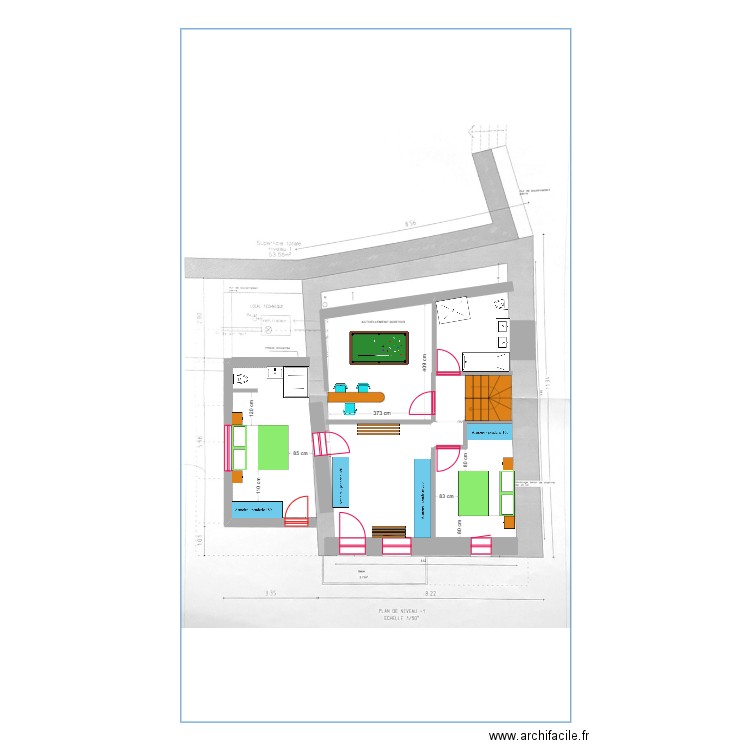 LE CHATELARD BAS. Plan de 0 pièce et 0 m2