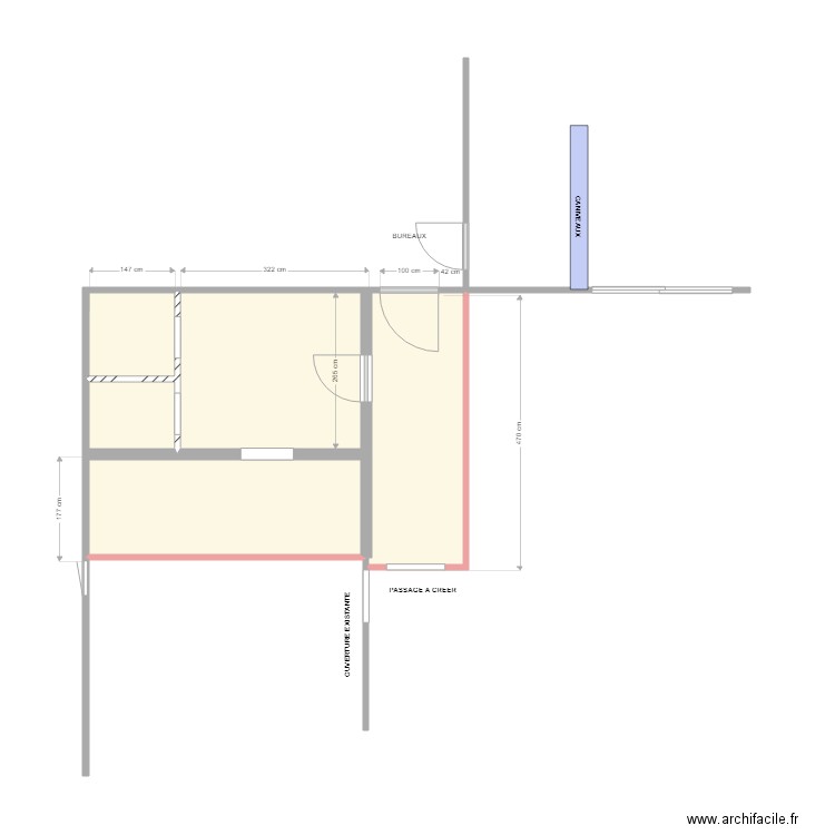 OLIVE PRO. Plan de 5 pièces et 27 m2