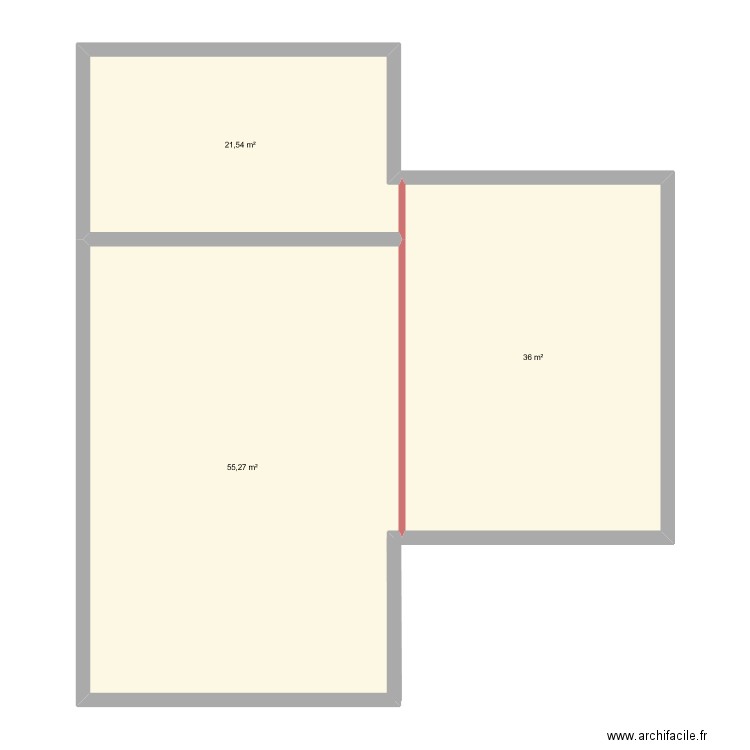 CASTEJA R+2 EDL. Plan de 3 pièces et 113 m2