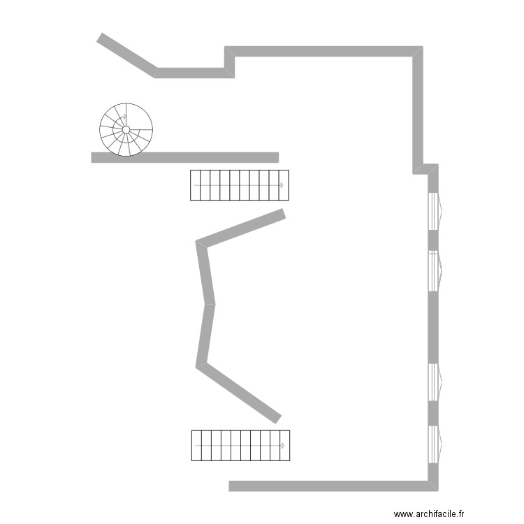 Foyer du théâtre. Plan de 0 pièce et 0 m2