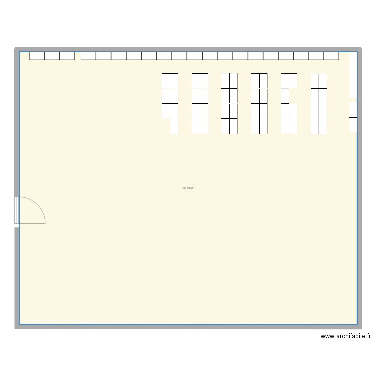 EXPLOITATION SOPHACENTRE. Plan de 1 pièce et 343 m2