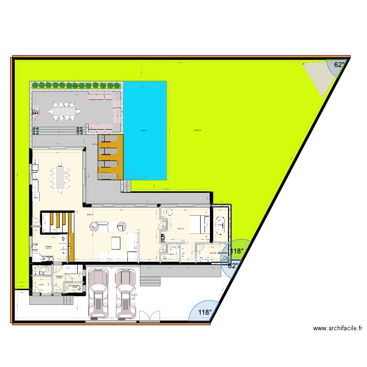 ALTEA REVUE PAR PMOUSSA VERSION CM 4. Plan de 25 pièces et 844 m2