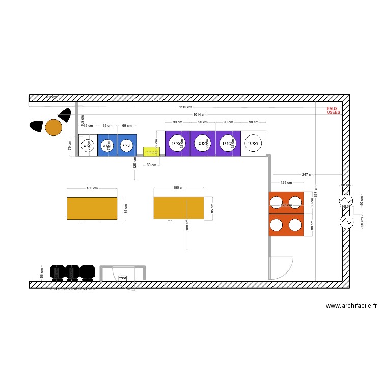 Local MIOS. Plan de 0 pièce et 0 m2