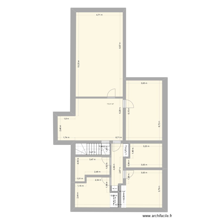 CONTERN arcus. Plan de 2 pièces et 139 m2