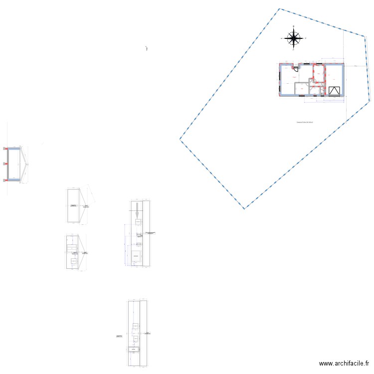 jean marc v6. Plan de 11 pièces et 96 m2