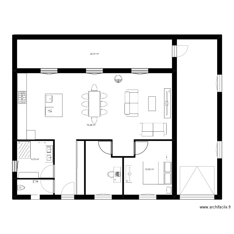 Plan définitif 9. Plan de 4 pièces et 114 m2