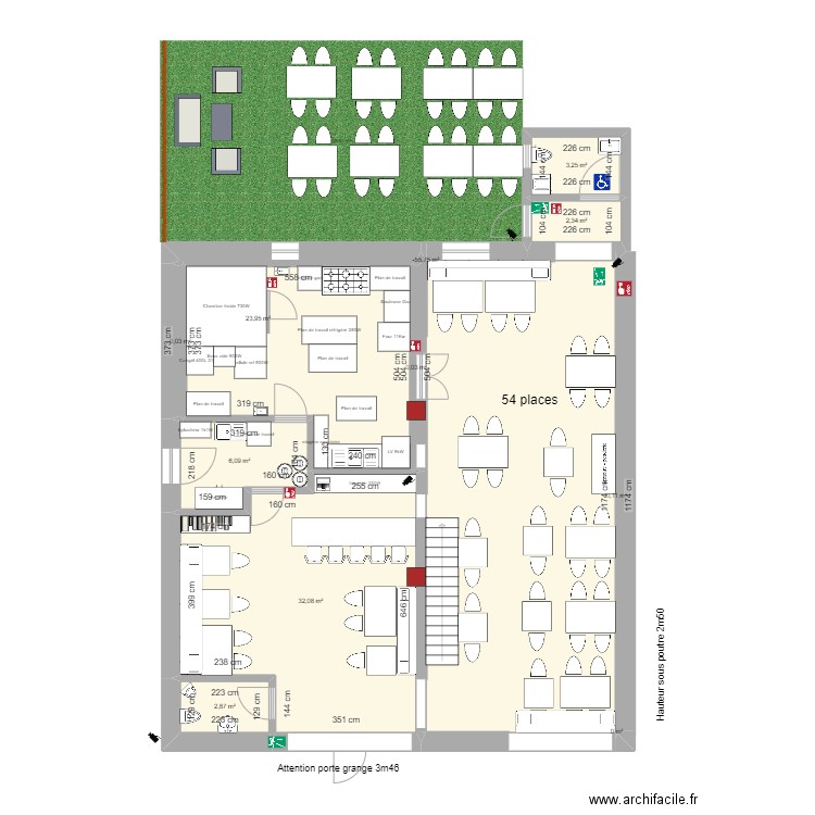 plans fev 24. Plan de 25 pièces et 328 m2