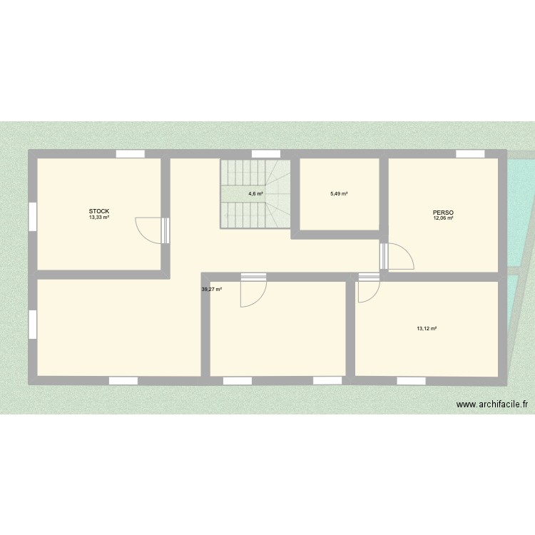 plan venus . Plan de 12 pièces et 186 m2