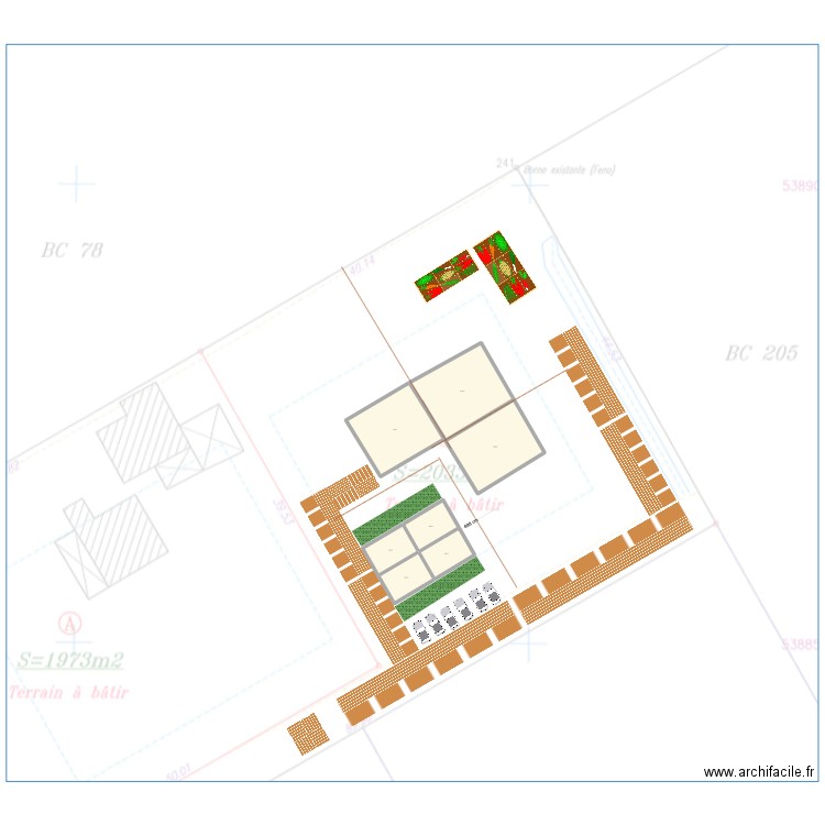 KAMANY 2. Plan de 7 pièces et 473 m2