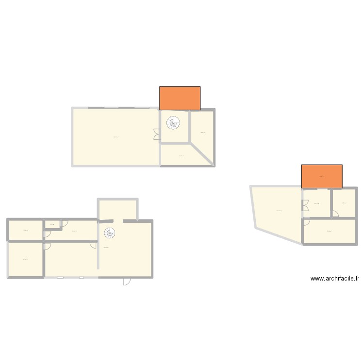 azez. Plan de 14 pièces et 376 m2