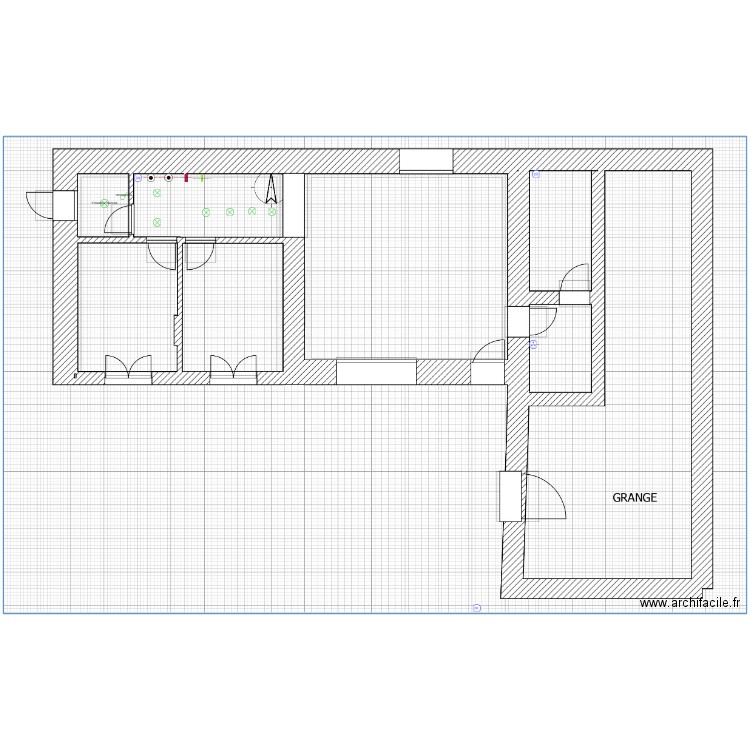 maison. Plan de 0 pièce et 0 m2