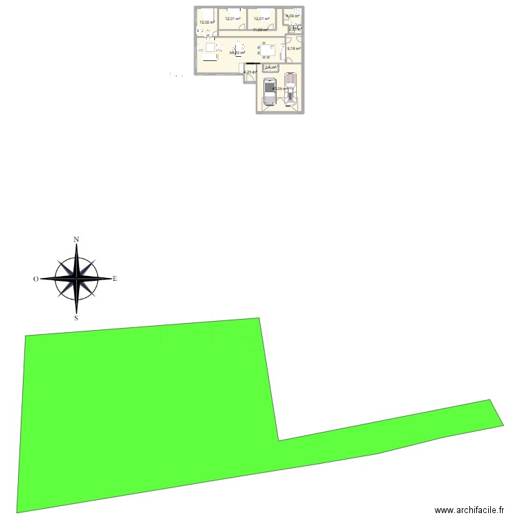 Maison FLINES. Plan de 11 pièces et 167 m2