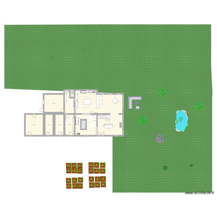 hebecrevon. Plan de 16 pièces et 533 m2